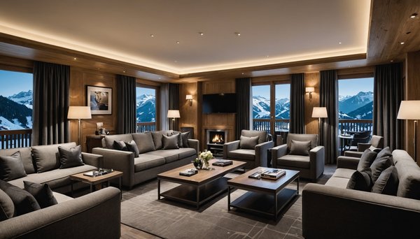 Hôtel 5 étoiles courchevel : luxe et confort au pied des pistes